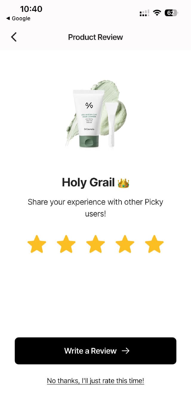 Dr. Ceuracle Jeju Matcha Clay Mask Cleanser review photo by aakritithapa077