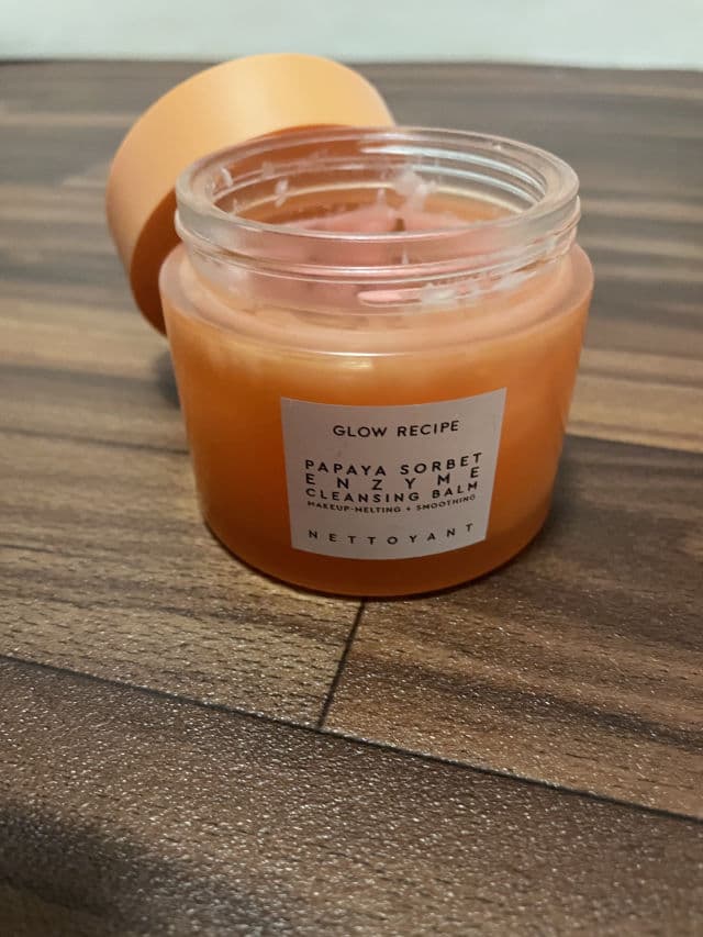 Glow Recipe Papaya Sorbet Enzyme Cleansing Balm review photo by Olive8