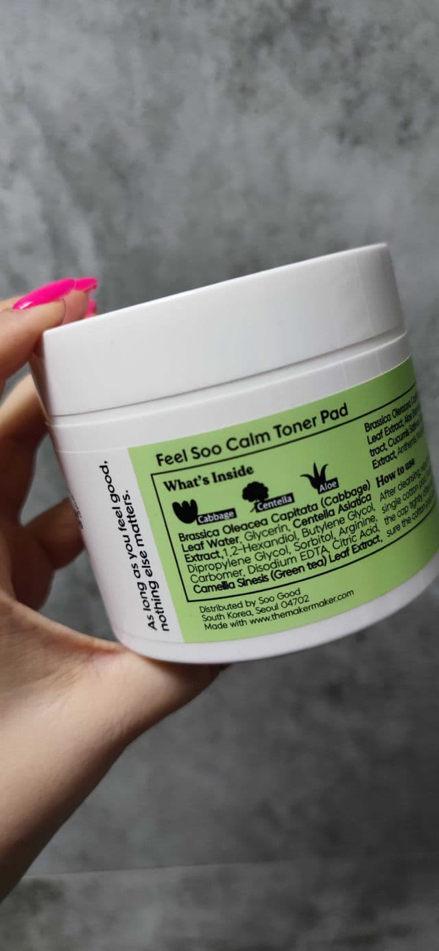 Soo Good Feel Soo Calm Toner Pad review photo by fox