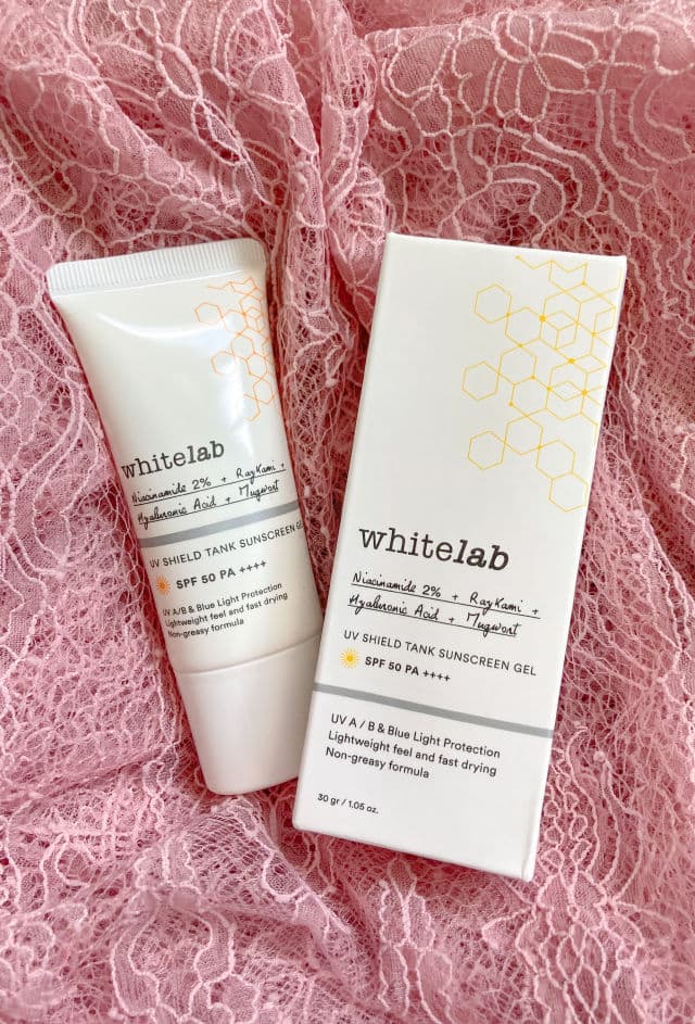 whitelab UV Shield Tank Sunscreen Gel SPF50++ PA++++ review photo by nadiarizqi