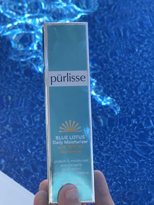 Purlisse Blue Lotus Daily Moisturizer SPF 30 Sunscreen review photo by kb24