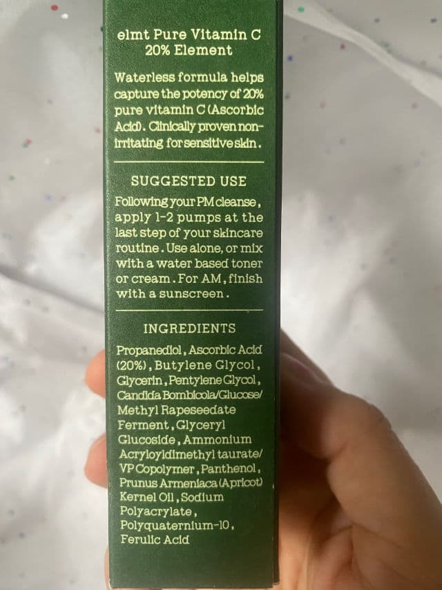 elmt Frameless Pure Vitamin C 20% Element review photo by Norbie27