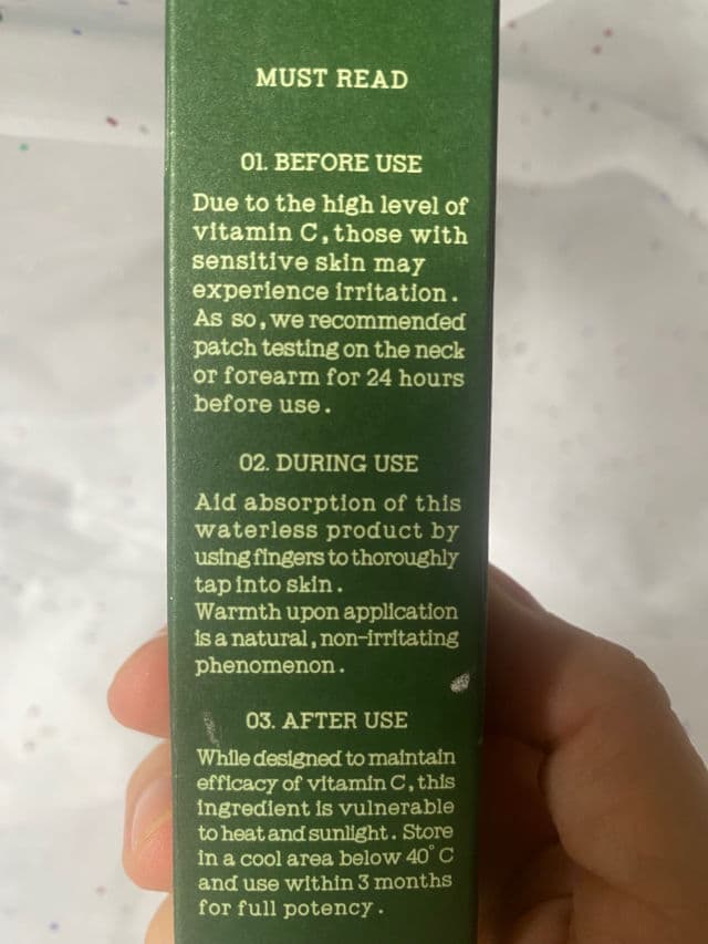 elmt Frameless Pure Vitamin C 20% Element review photo by Norbie27