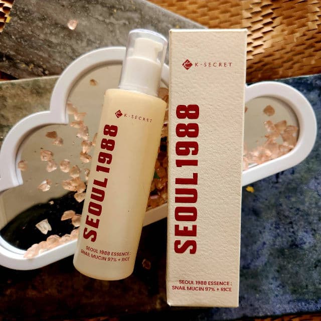 Seoul 1988 Essence: Snail Mucin 97% + Rice product review