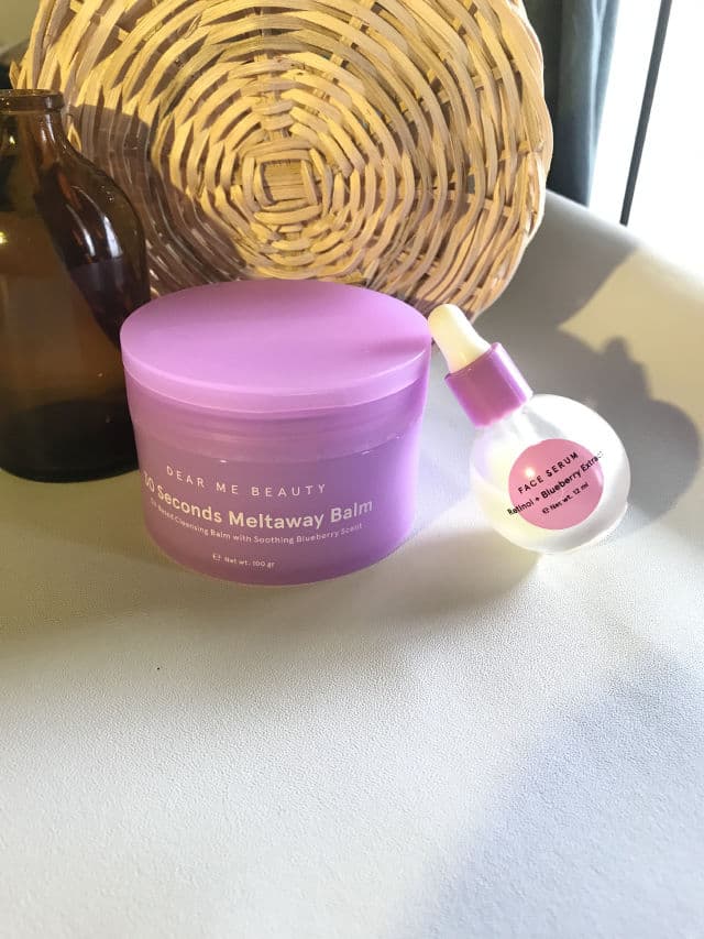 Dear Me Beauty 30 Seconds Meltaway Balm Blueberry review photo by Skinslay