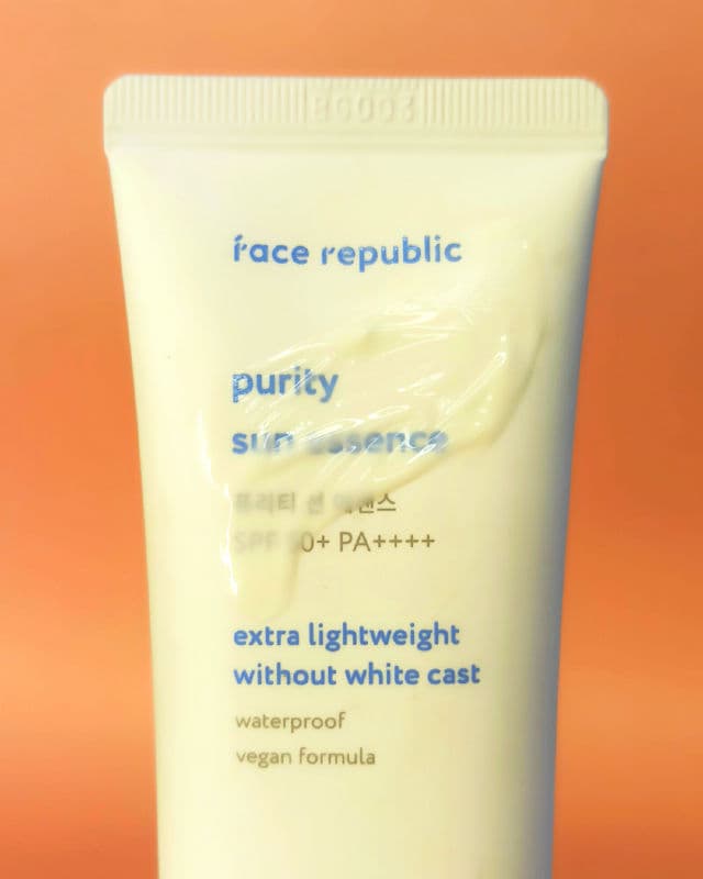 Face Republic Purity Sun Essence SPF50+ PA++++ review photo by ellajimolala
