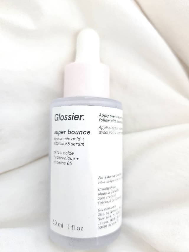Glossier Super Bounce Hyaluronic Acid Serum review photo by skincareXart