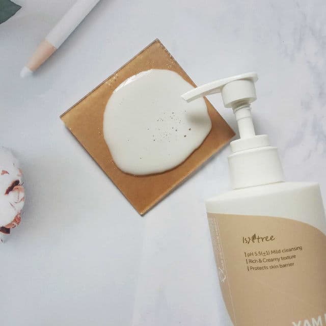 ISNTREE Yam Root Vegan Milk Cleanser review photo by QueenPanda