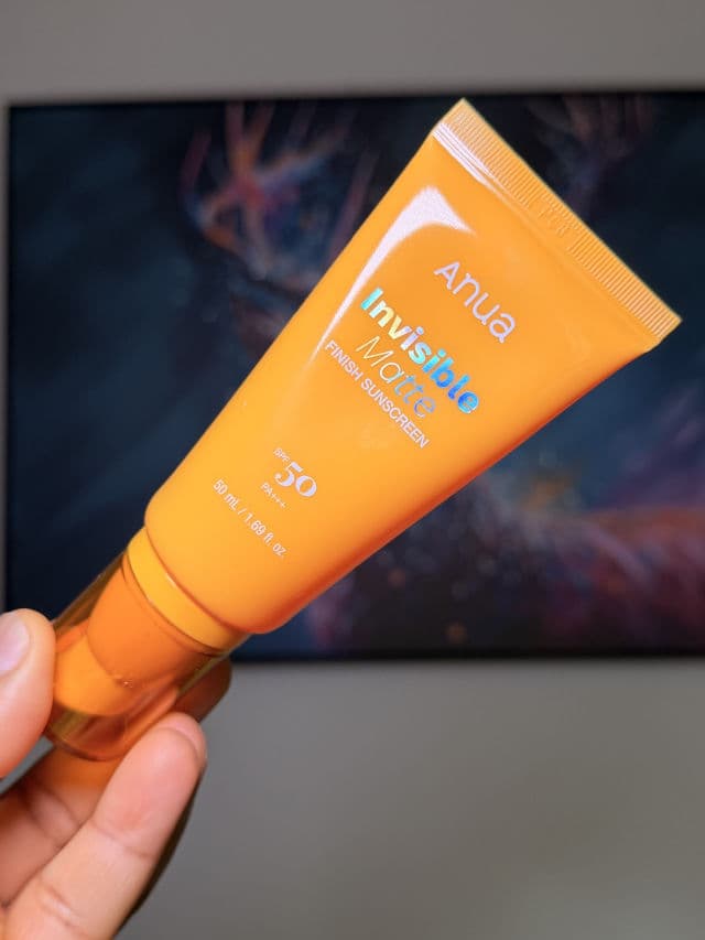 ANUA Invisible Matte Finish Sunscreen SPF 50 review photo by Ericamanii