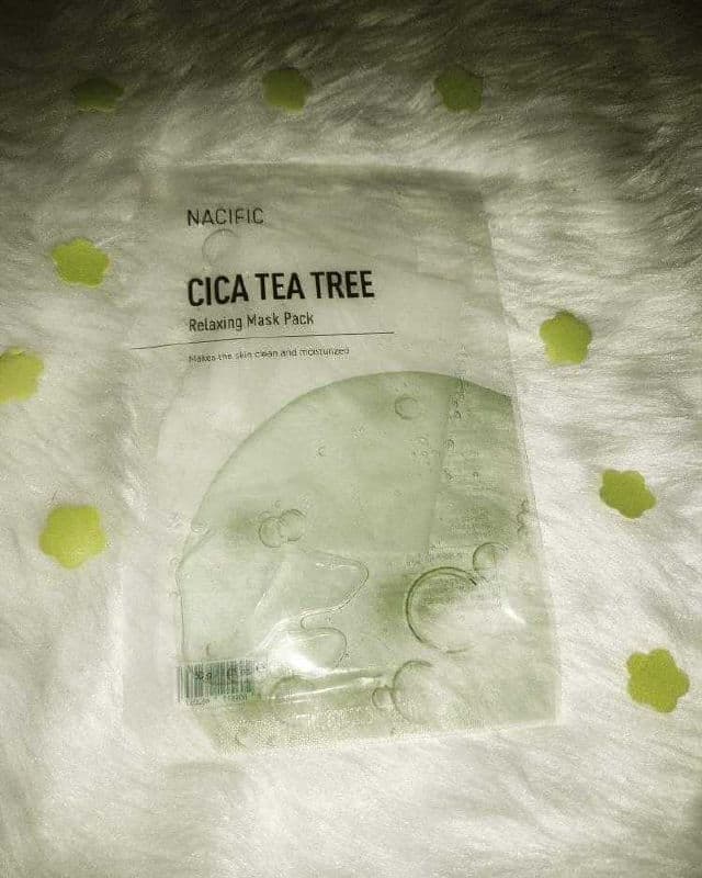 Nacific  Cica Tea Tree Relaxing Mask Pack  review photo by caerusnana