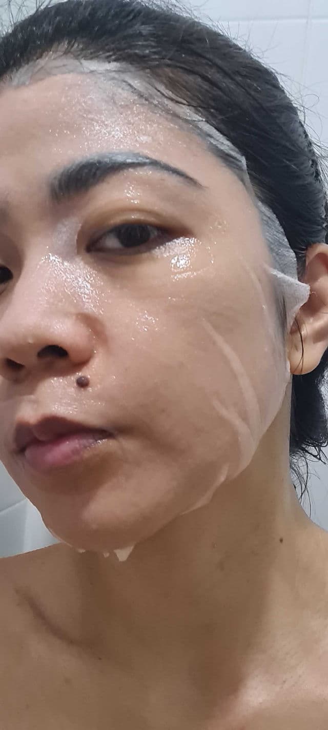 JMsolution Glow Luminous Flower Firming Mask Rose review photo by veagee