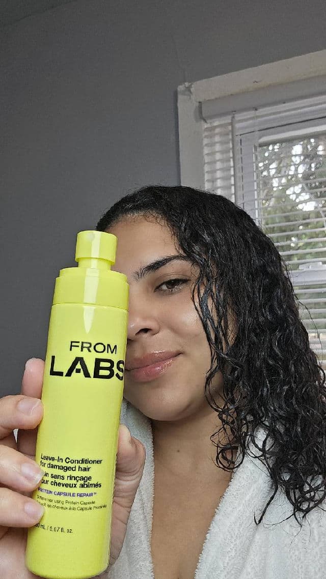FROMLABS Protein Capsule Hair Repair Leave In Conditioner for Frizz and Heat Protection review photo by Libernny