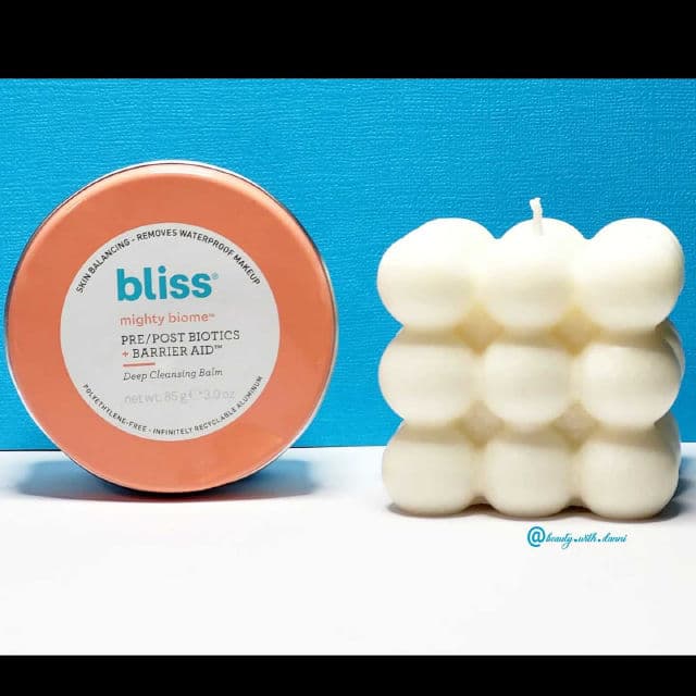 Bliss Mighty Biome Pre/Post Biotics + Barrier Aid™ Cleansing Balm review photo by beautywithdanni