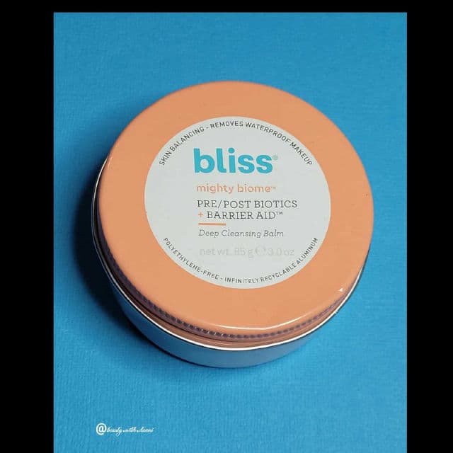 Bliss Mighty Biome Pre/Post Biotics + Barrier Aid™ Cleansing Balm review photo by beautywithdanni
