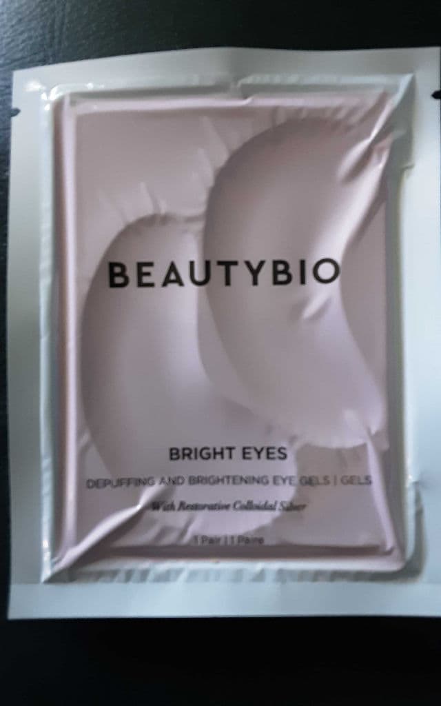 BeautyBio Bright Eyes Collagen-Infused Brightening Colloidal Silver Eye Masks review photo by nicolletiti
