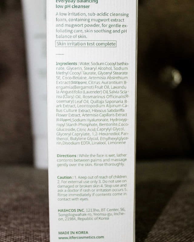 Itfer Everyday Balancing Low pH Cleanser review photo by skeengeeks