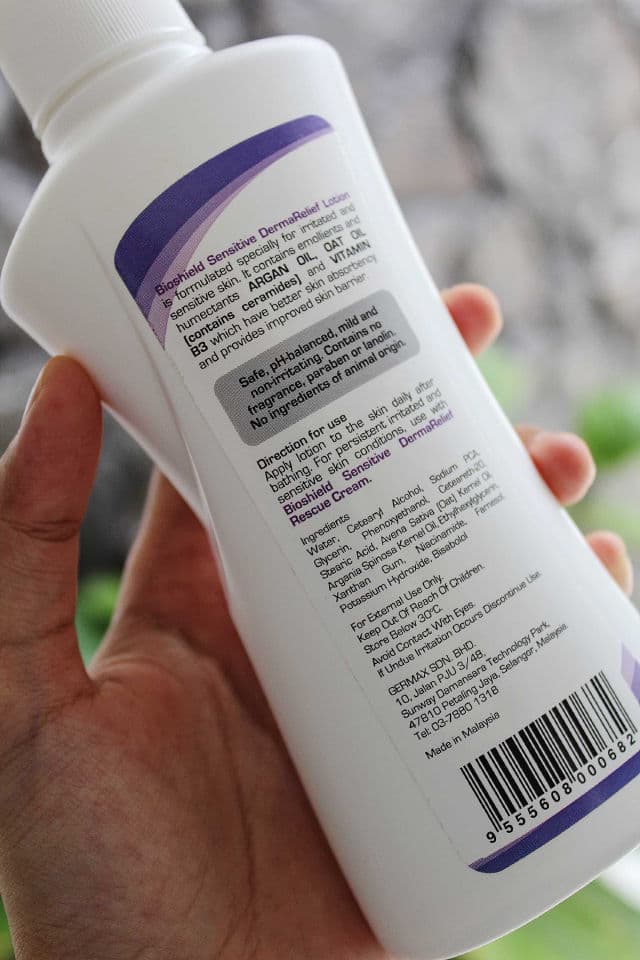Bioshield Sensitive DermaRelief Lotion review photo by skeengeeks