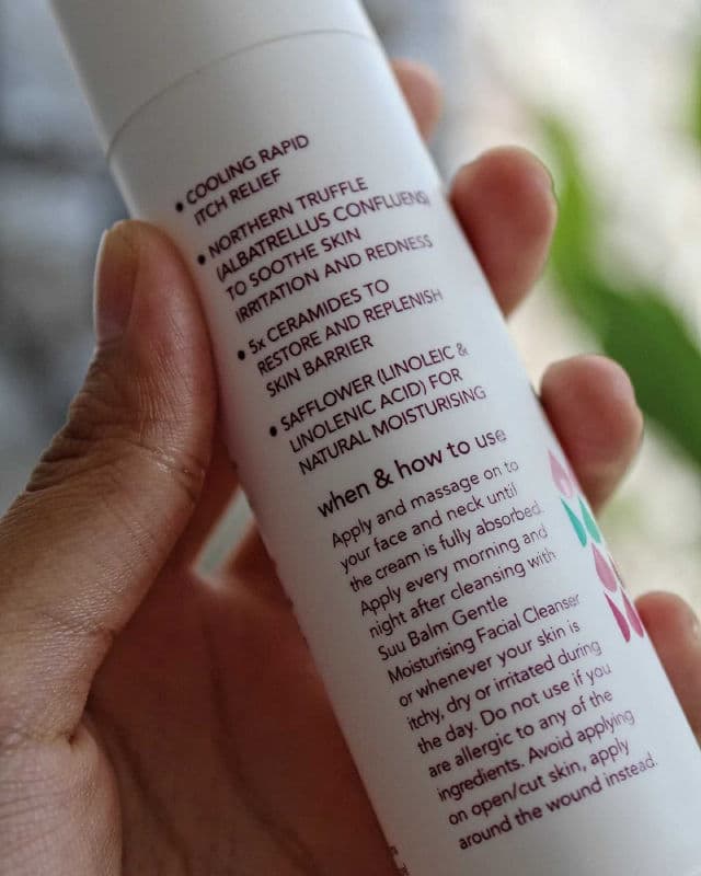 Suu Balm Cooling Itch Relief Facial Moisturizer review photo by skeengeeks