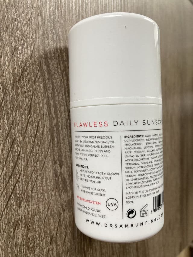 Dr. Sam's Flawless Daily Sunscreen review photo by marina4ever