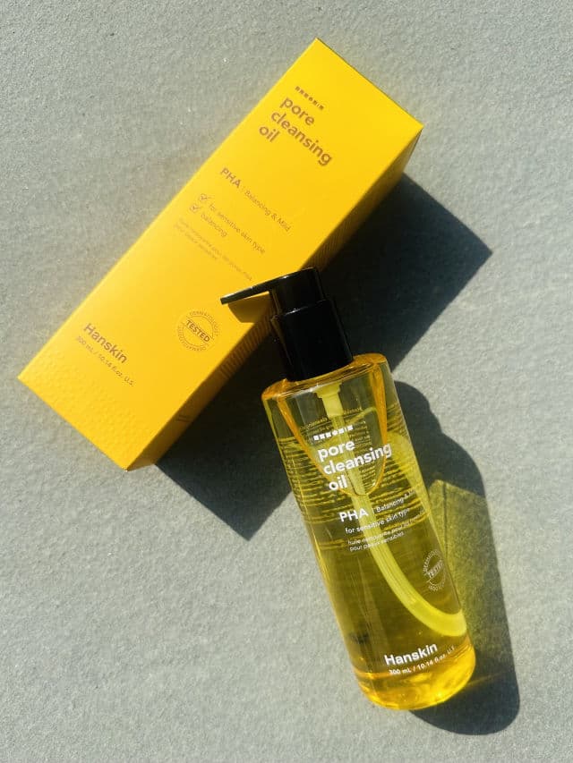 HANSKIN Pore Cleansing Oil PHA review photo by Shuan