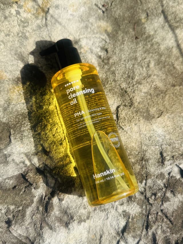 HANSKIN Pore Cleansing Oil PHA review photo by Shuan