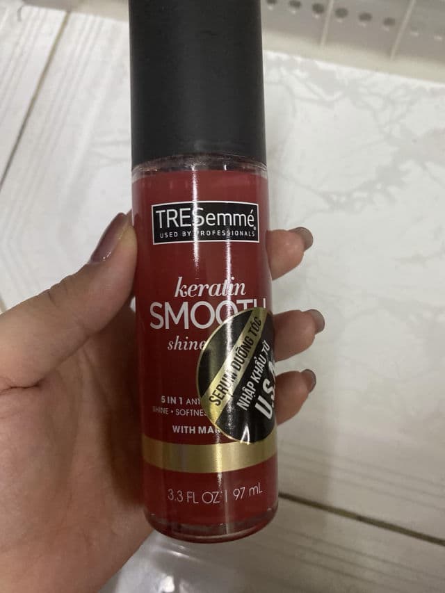 TRESemme Keratin Smooth Shine Serum with Marula Oil review photo by mindayne