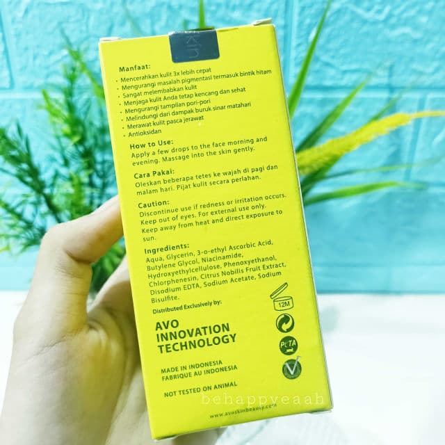 Avoskin Your Skin Bae Vitamin C 3% + Niacinamide 2% + Mandarin Orange Fruit Extract review photo by Diyaaah