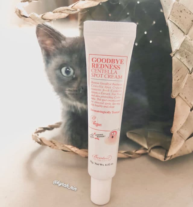 BENTON Goodbye Redness Centella Spot Cream review photo by kiraninz
