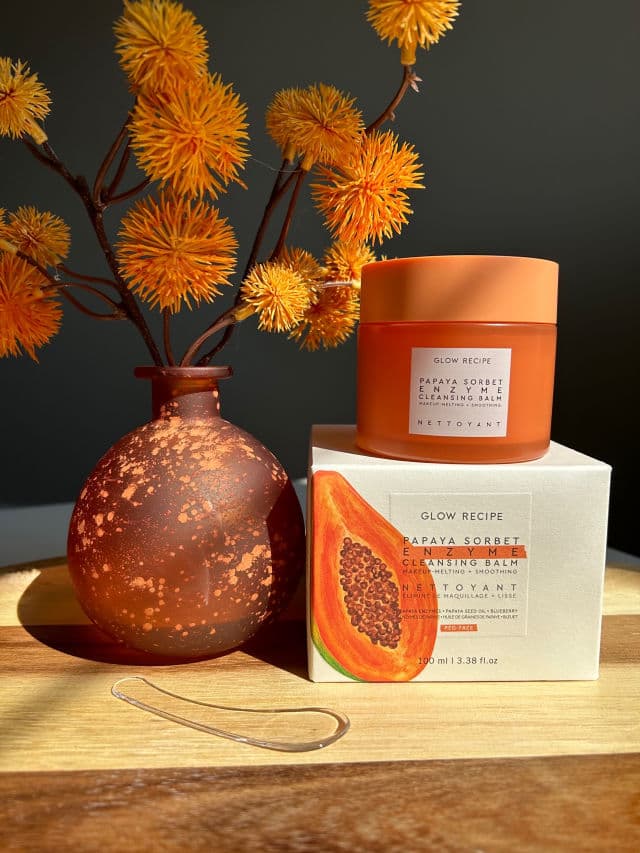 Glow Recipe Papaya Sorbet Enzyme Cleansing Balm review photo by Glowyforever