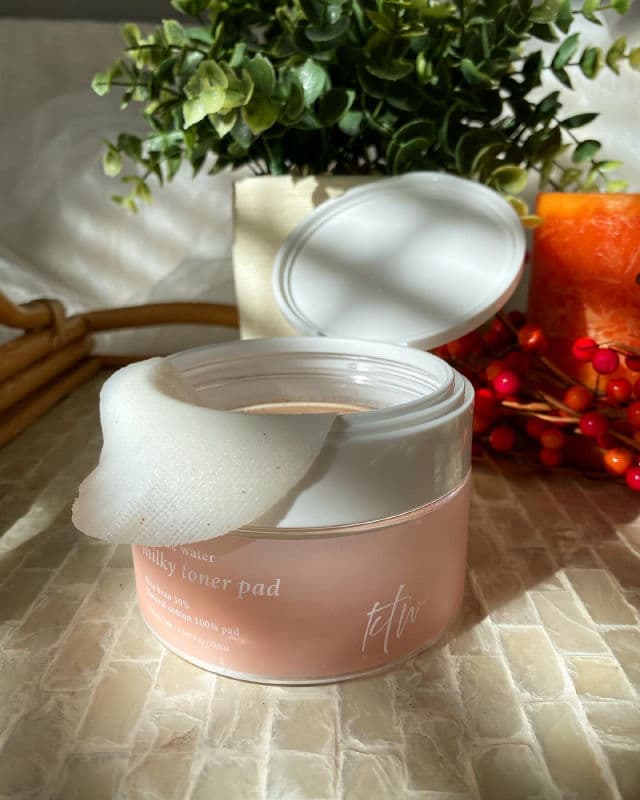 KTW Pure Rice Water Milky Toner Pad review photo by Glowyforever