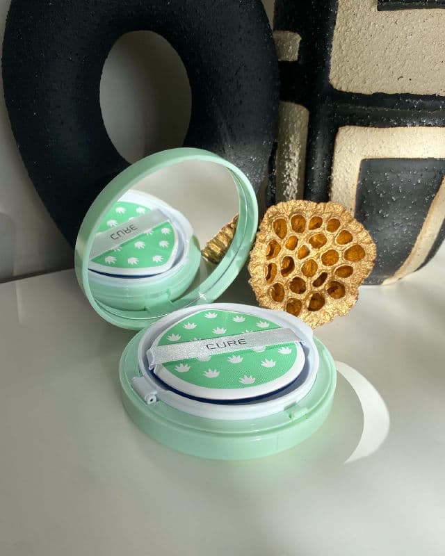 Cure Aqua Mild Cooling Sun Cushion SPF50+ PA++++ review photo by Glowyforever