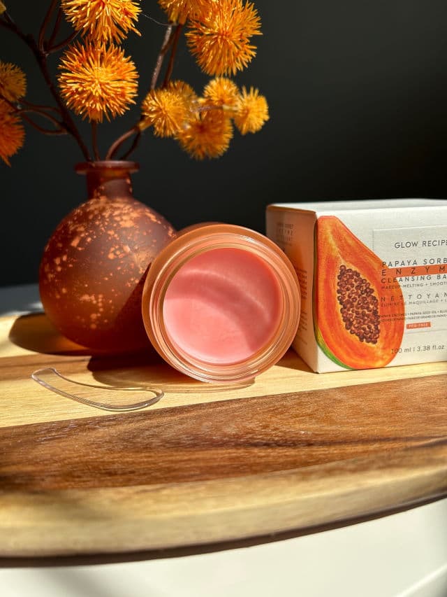 Glow Recipe Papaya Sorbet Enzyme Cleansing Balm review photo by Glowyforever