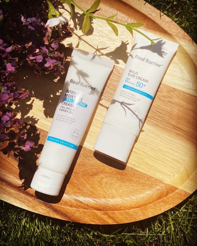 Real Barrier Mild Sun Cream SPF50+ PA++++ review photo by Glowyforever
