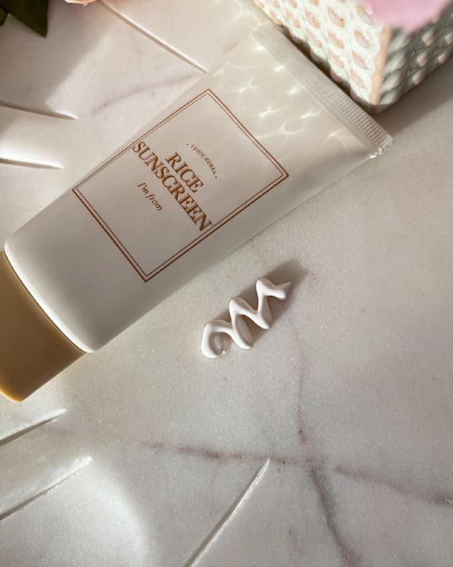 I'M FROM Rice Sunscreen review photo by Glowyforever