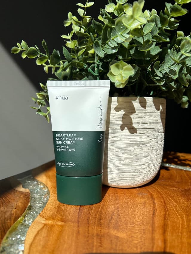 Heartleaf Silky Moisture Sun Cream SPF 50+ PA++++ product review