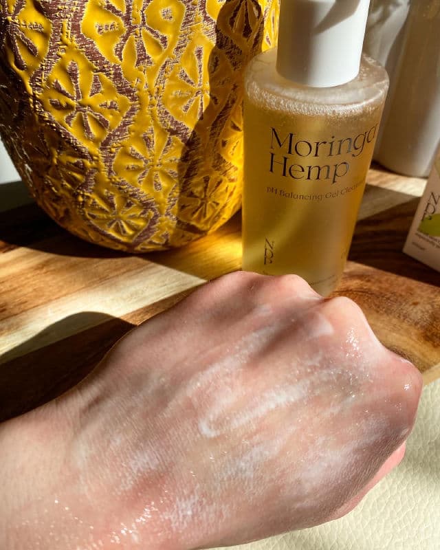 Natural Derma Project Moringa Hemp pH Balancing Gel Cleanser review photo by Glowyforever