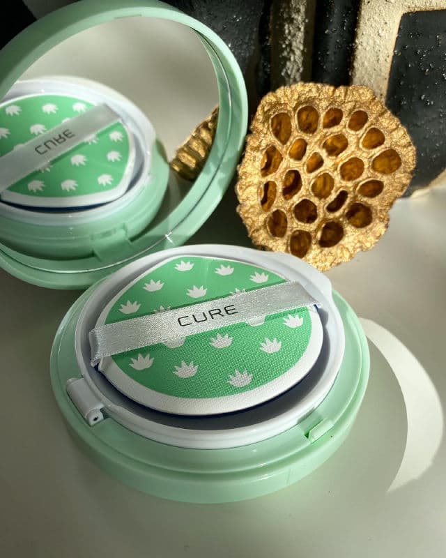 Cure Aqua Mild Cooling Sun Cushion SPF50+ PA++++ review photo by Glowyforever