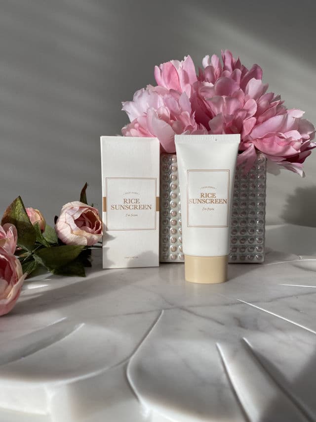 I'M FROM Rice Sunscreen review photo by Glowyforever