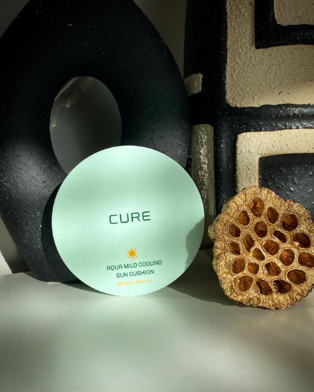 Cure Aqua Mild Cooling Sun Cushion SPF50+ PA++++ review photo by Glowyforever