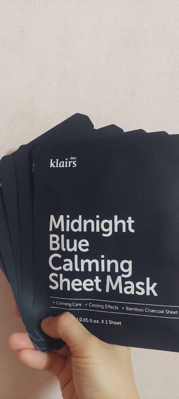 Dear, Klairs Midnight Blue Calming Sheet Mask review photo by Gray17