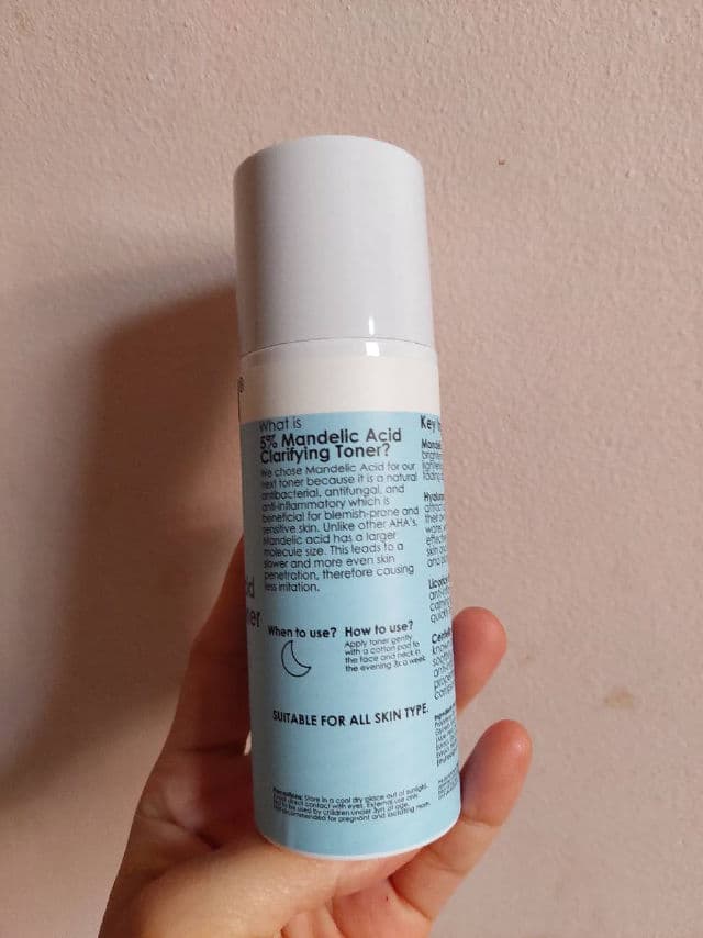 Klued 5% Mandelic Acid Clarifying Toner review photo by Gray17