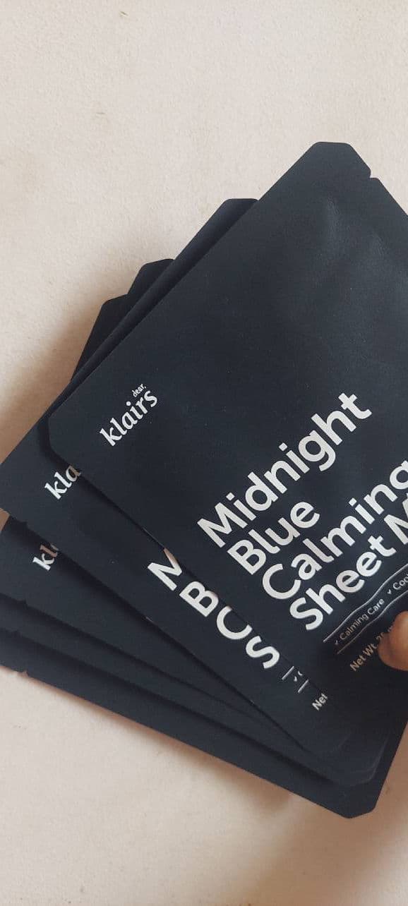 Dear, Klairs Midnight Blue Calming Sheet Mask review photo by Gray17
