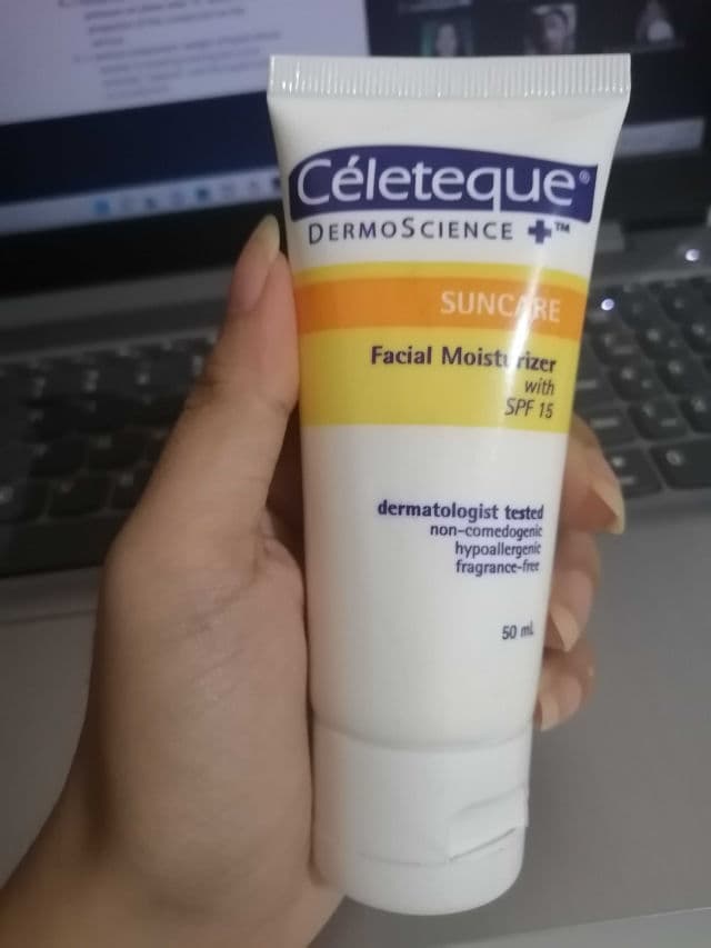 Celeteque Dermoscience Sun Care Facial Moisturizer SPF15 review photo by Aspire