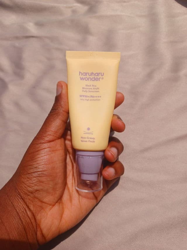 Black Rice Moisture Airyfit Sunscreen SPF50+/PA++++ product review