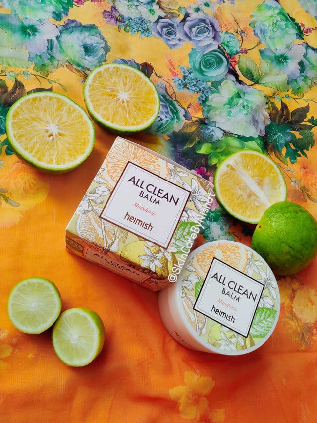 Heimish All Clean Balm Mandarin review photo by Nishat