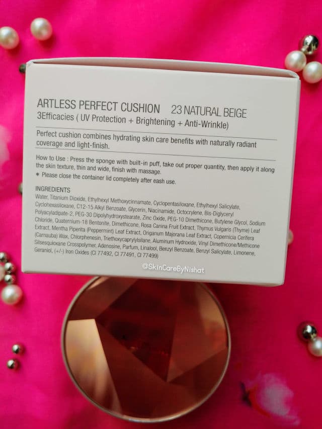 Heimish Artless Perfect Cushion SPF50+ PA+++ review photo by Nishat