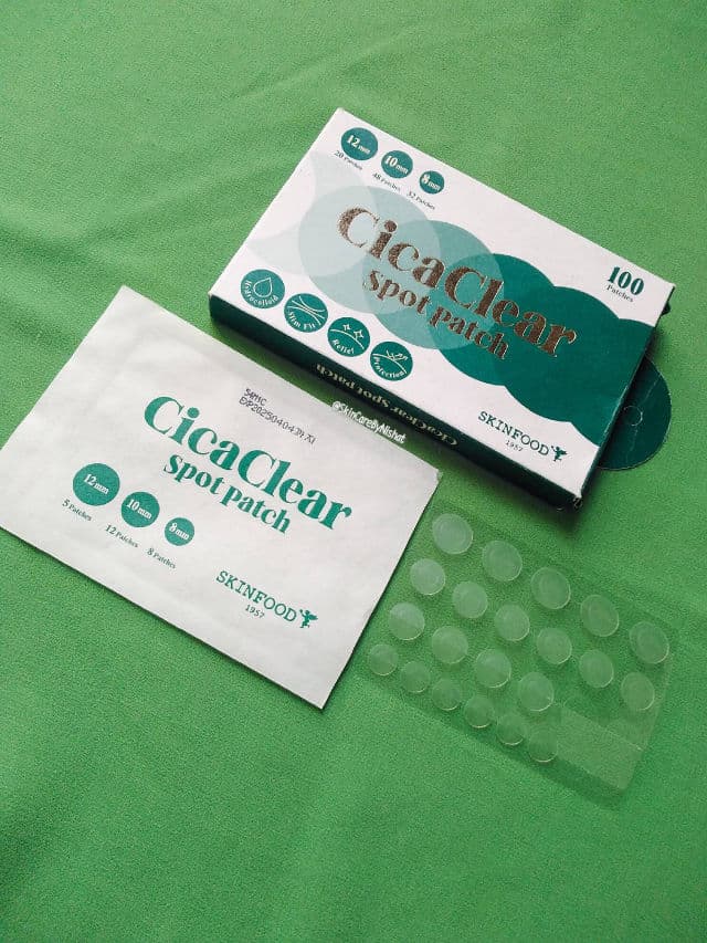 SKINFOOD Cica Clear Spot Patch review photo by Nishat