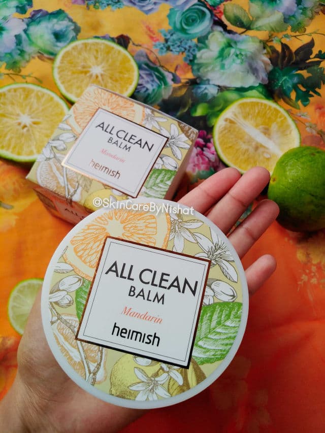 Heimish All Clean Balm Mandarin review photo by Nishat