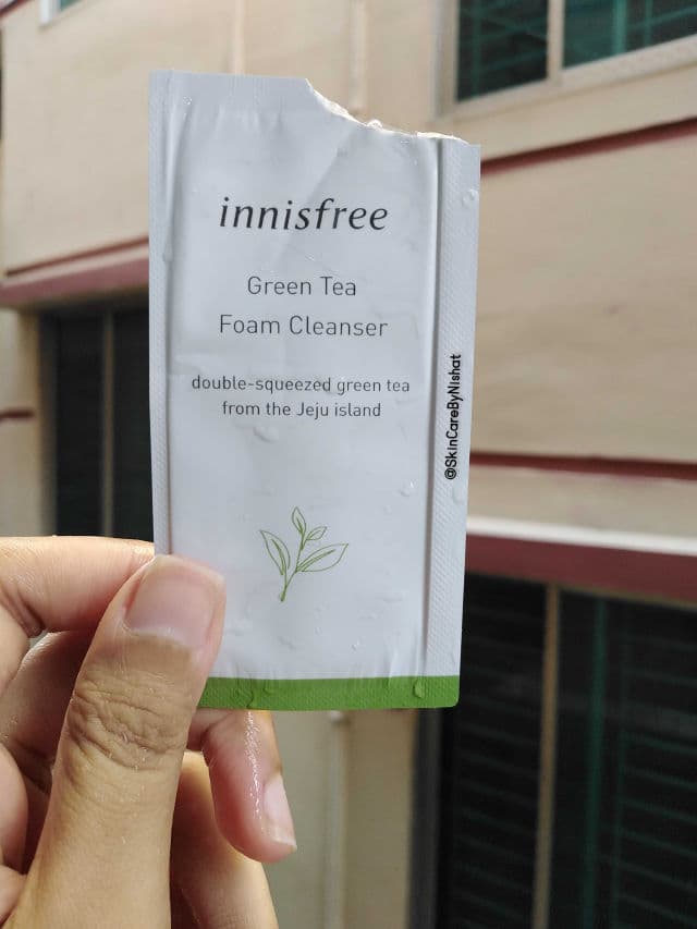 INNISFREE Green Tea Foam Cleanser review photo by Nishat