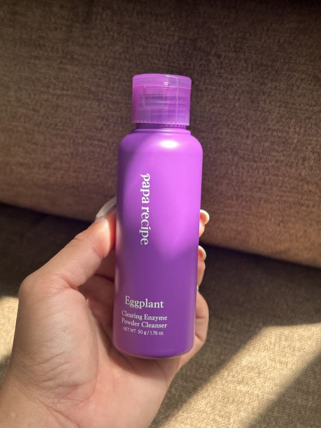PAPA RECIPE Eggplant Clearing Enzyme Powder Cleanser review photo by Steffisanchez